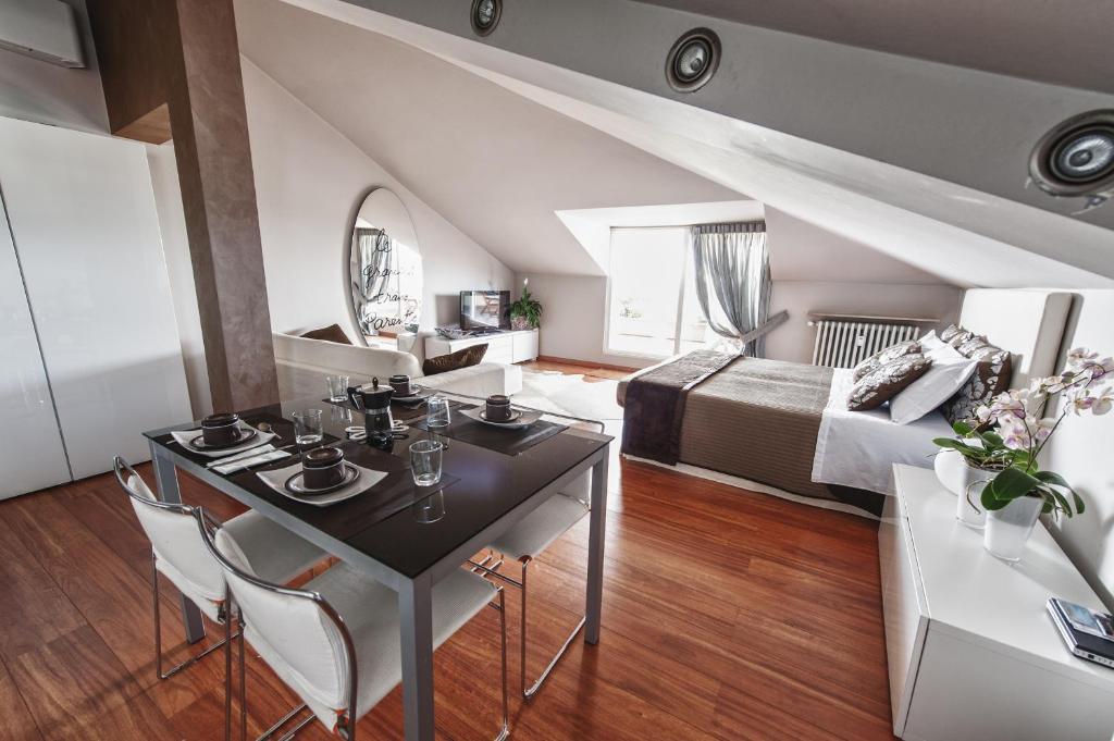 Cute & Cozy Terrace Apartman Bergamo Szoba fotó